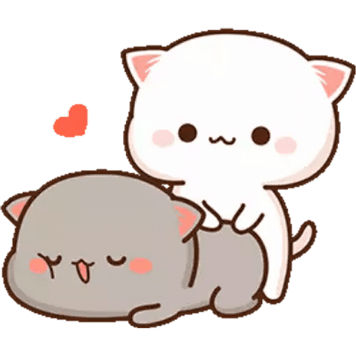 Набор стикеров Mochi Peach Cat #4 mov для WhatsApp 10