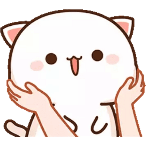 Набор стикеров Mochi Peach Cat #4 mov для WhatsApp 12