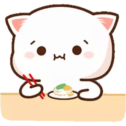 Набор стикеров Mochi Peach Cat #4 mov для WhatsApp 15