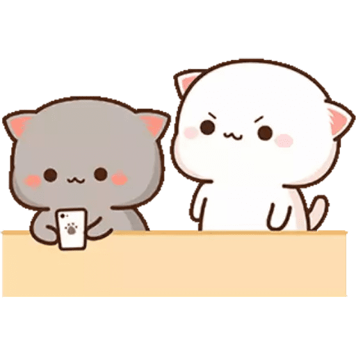 Набор стикеров Mochi Peach Cat #4 mov для WhatsApp 18