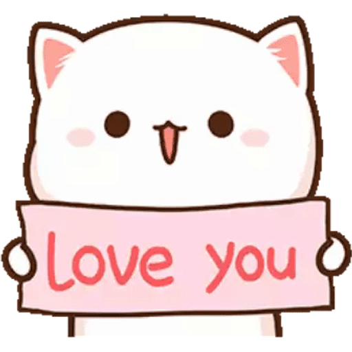 Набор стикеров Mochi Peach Cat #4 mov для WhatsApp 2