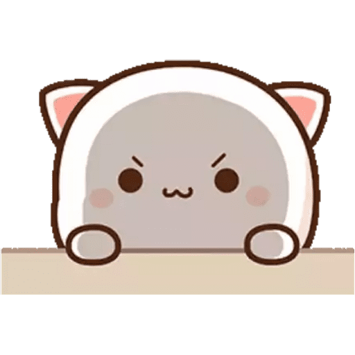 Набор стикеров Mochi Peach Cat #7 mov для WhatsApp 14