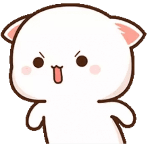 Набор стикеров Mochi Peach Cat #7 mov для WhatsApp 15