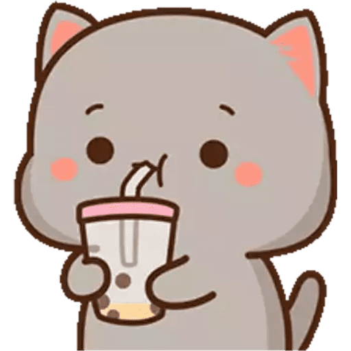 Набор стикеров Mochi Peach Cat #7 mov для WhatsApp 16