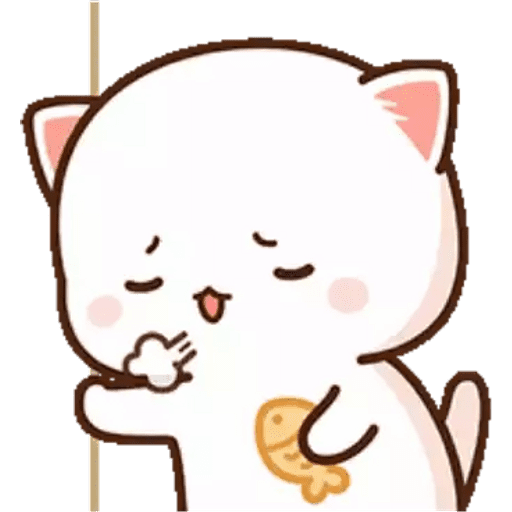Набор стикеров Mochi Peach Cat #7 mov для WhatsApp 17