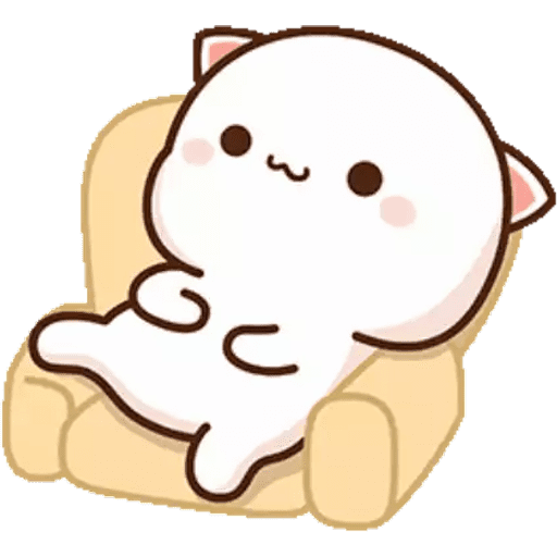 Набор стикеров Mochi Peach Cat #7 mov для WhatsApp 19