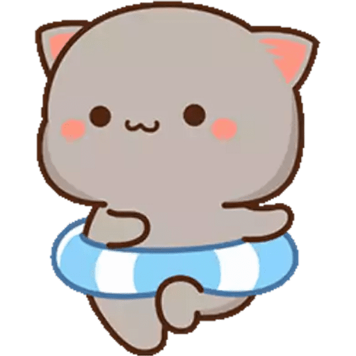 Набор стикеров Mochi Peach Cat #9 mov для WhatsApp 1
