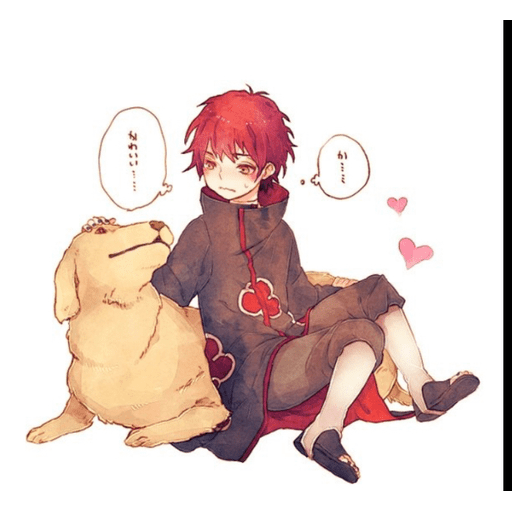 Набор стикеров 💗Naruto♡ mi-mi-mi для WhatsApp 11