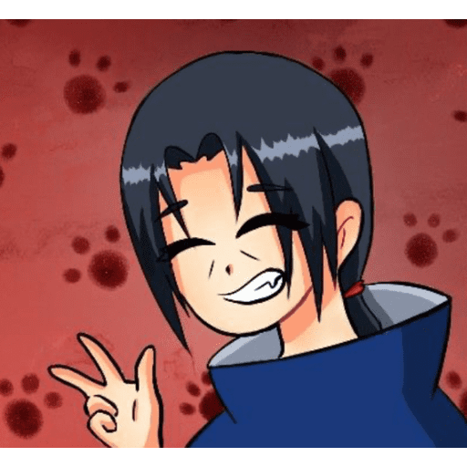 Набор стикеров 💗Naruto♡ mi-mi-mi для WhatsApp 17