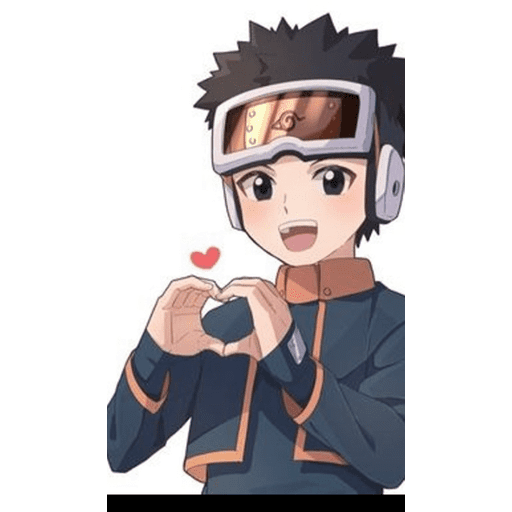 Набор стикеров 💗Naruto♡ mi-mi-mi для WhatsApp 27