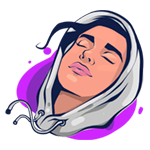 Набор стикеров Неоновый стикерпак для Viber - фото 1