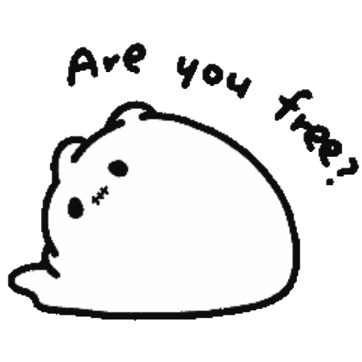 Набор стикеров No.1 Pu of Bubu & Bibi для WhatsApp 9