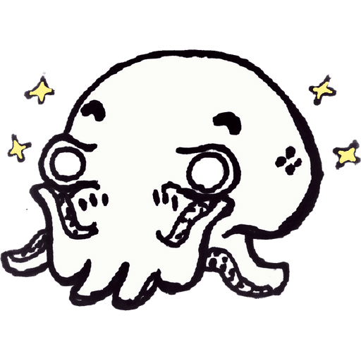 Набор стикеров Octo the Octopus (1) - Andrea Maltese для WhatsApp 2