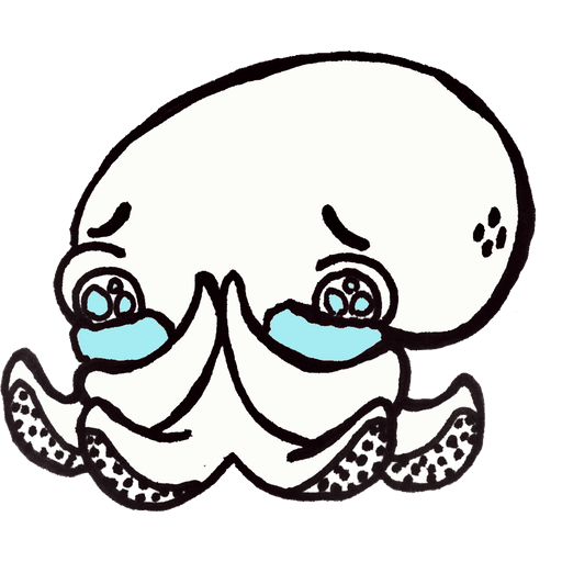 Набор стикеров Octo the Octopus (1) - Andrea Maltese для WhatsApp 22