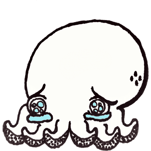 Набор стикеров Octo the Octopus (1) - Andrea Maltese для WhatsApp 23