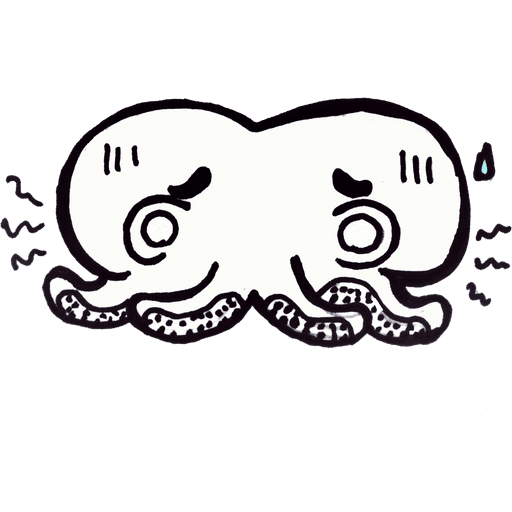 Набор стикеров Octo the Octopus (1) - Andrea Maltese для WhatsApp 24