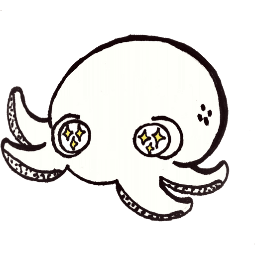 Набор стикеров Octo the Octopus (1) - Andrea Maltese для WhatsApp 29