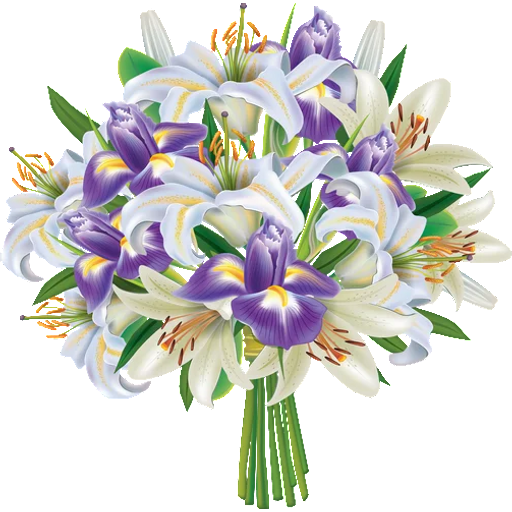 Набор стикеров Pink Flowers @ykinanah для WhatsApp 1