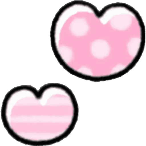 Набор стикеров Pink heart emojis для WhatsApp 1