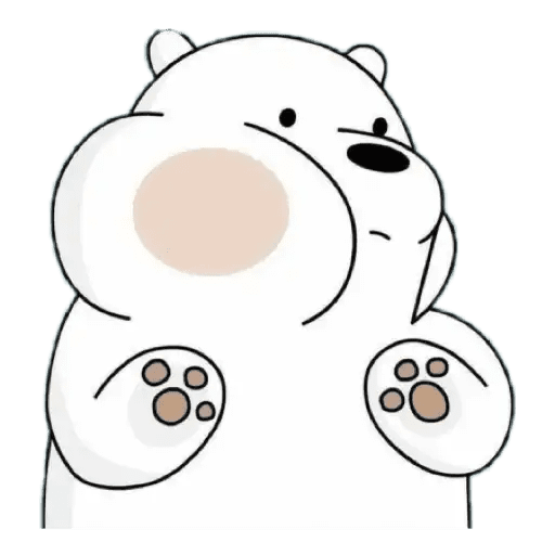 Набор стикеров Polar (We Bear Bears) для WhatsApp 1