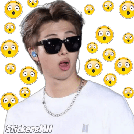 Набор стикеров RM - BTS 🧑🏻‍🎤 для WhatsApp 1