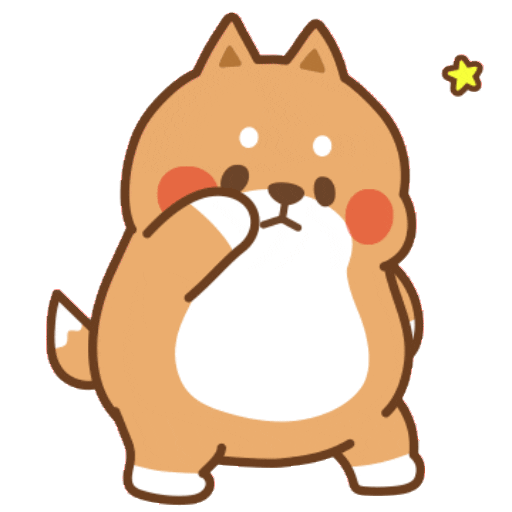 Набор стикеров Shiba 01 для WhatsApp 1