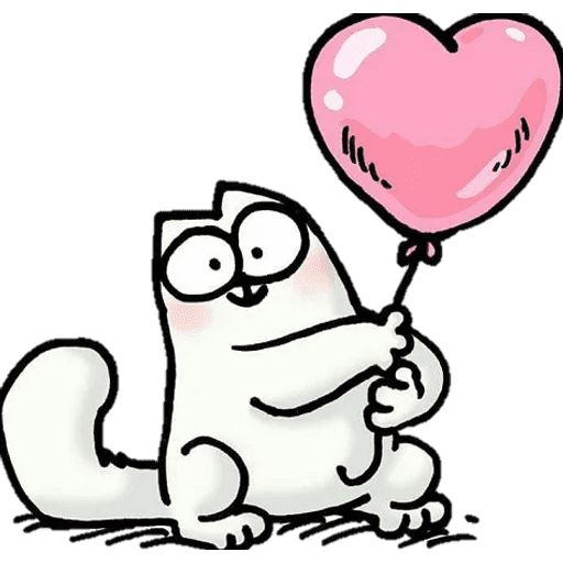 Набор стикеров Simon's Cat III для WhatsApp 1