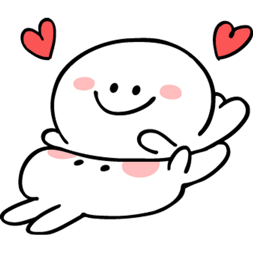 Набор стикеров Smile Person Heart B для WhatsApp 1