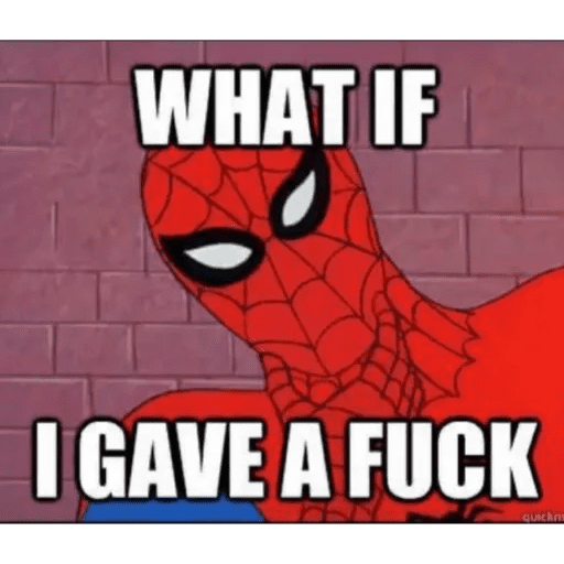 Набор стикеров spiderman memes для WhatsApp 11