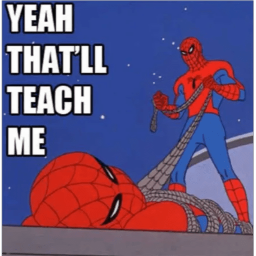 Набор стикеров spiderman memes для WhatsApp 13