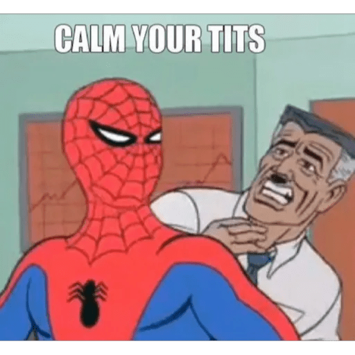 Набор стикеров spiderman memes для WhatsApp 14