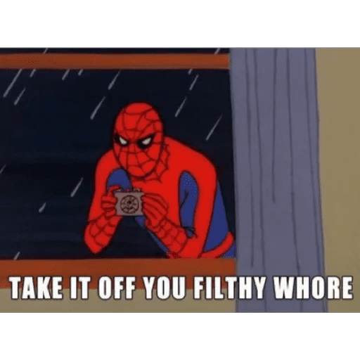 Набор стикеров spiderman memes для WhatsApp 18