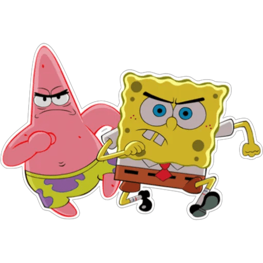 Набор стикеров Spongebob для WhatsApp 1