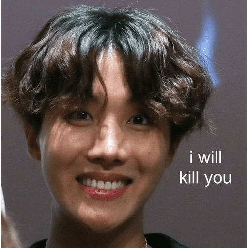 Набор стикеров Stickers of BTS для WhatsApp 1