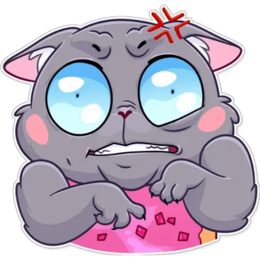 Набор стикеров Tart cat для WhatsApp 16