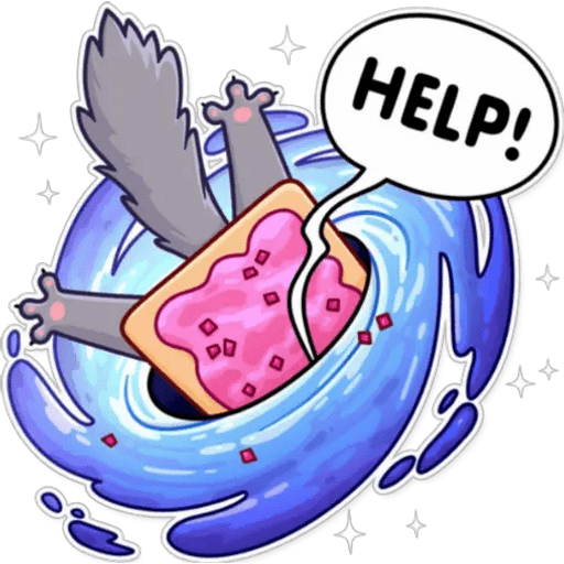 Набор стикеров Tart cat для WhatsApp 22