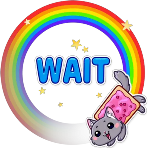 Набор стикеров Tart cat для WhatsApp 3