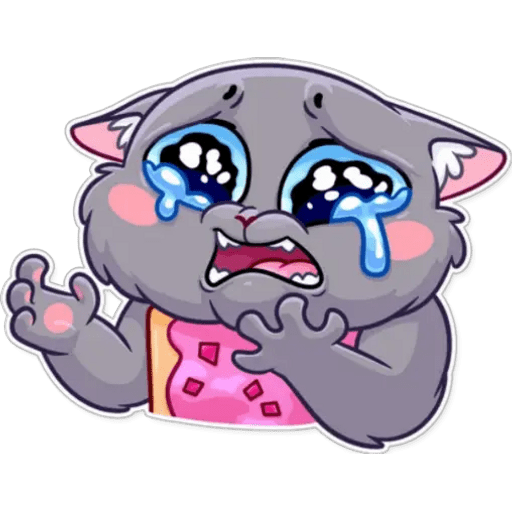 Набор стикеров Tart cat для WhatsApp 6