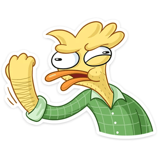Набор стикеров The Duck memes для WhatsApp 13