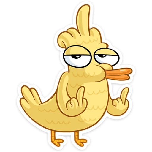 Набор стикеров The Duck memes для WhatsApp 15