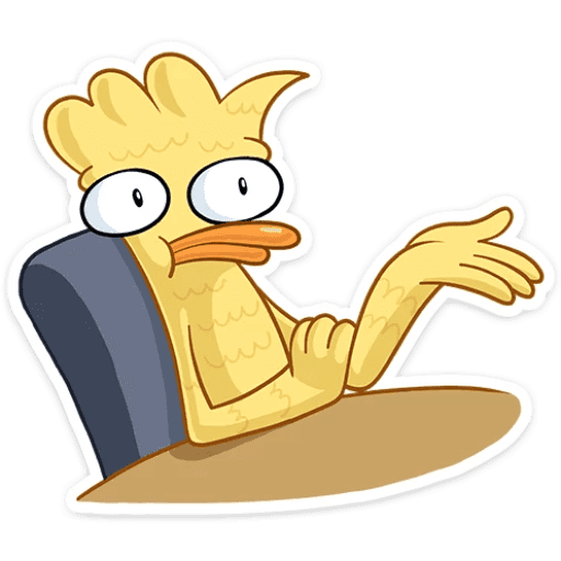 Набор стикеров The Duck memes для WhatsApp 16