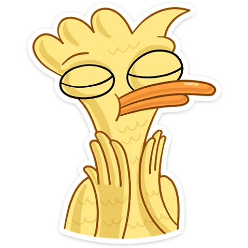 Набор стикеров The Duck memes для WhatsApp 18