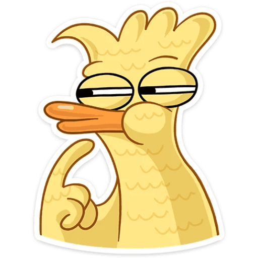 Набор стикеров The Duck memes для WhatsApp 19