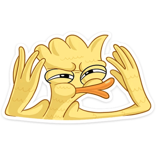 Набор стикеров The Duck memes для WhatsApp 22