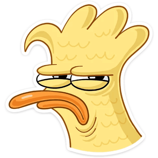 Набор стикеров The Duck memes для WhatsApp 26