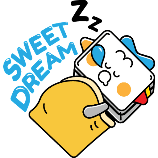 Набор стикеров Tiny Bed для WhatsApp 27