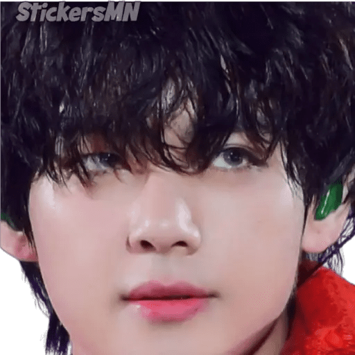 Набор стикеров V - BTS 🧑🏻‍🎤 для WhatsApp 1