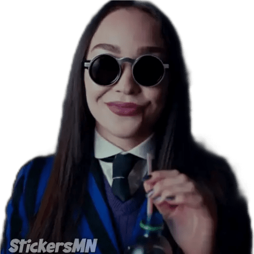 Набор стикеров Wednesday Netflix ☔ для WhatsApp 9