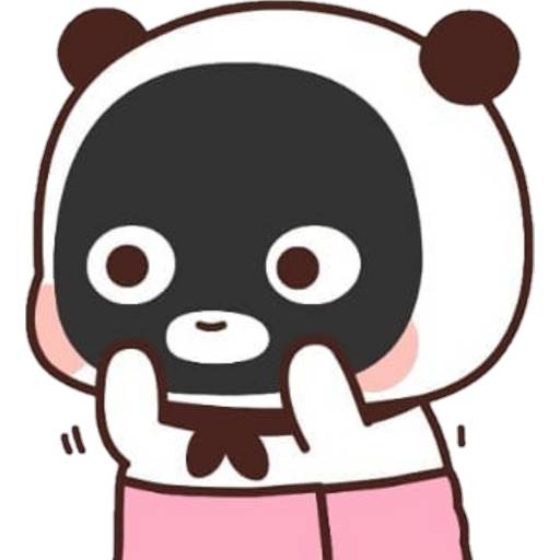 Набор стикеров 01 Panda Bear для WhatsApp 17