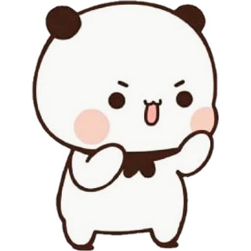 Набор стикеров 01 Panda Bear для WhatsApp 21